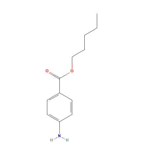 N-PENTYL-4-AMINOBENZOATE (CAS: 13110-37-7) - Related Chemical Product