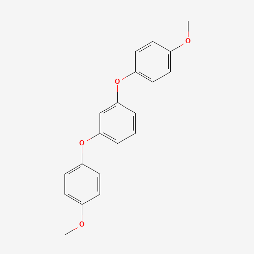 1,3-BIS(4-METHOXYPHENOXY)BENZENE (CAS: 13118-91-7) - Chemical Structure and Molecular Formula 