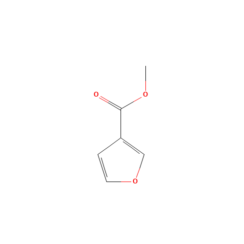 Methyl furan-3-carboxylate (CAS: 13129-23-2) - Chemical Structure and Molecular Formula 
