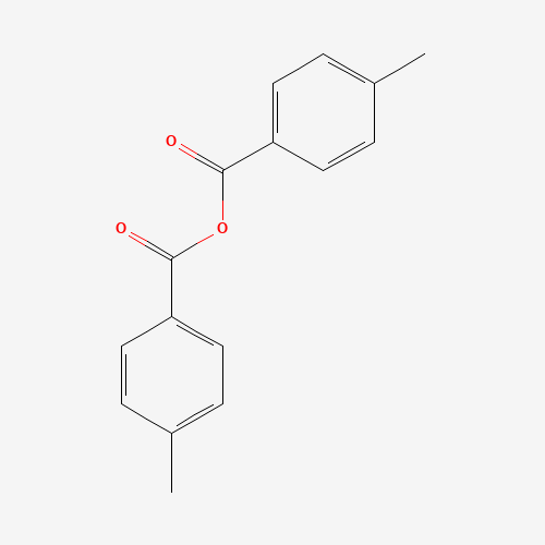 4-METHYLBENZENE-1-CARBOXYLIC ANHYDRIDE (CAS: 13222-85-0) - Chemical Structure and Molecular Formula 