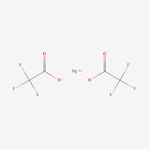 Mercuric trifluoroacetate (CAS: 13257-51-7) - Chemical Structure and Molecular Formula 