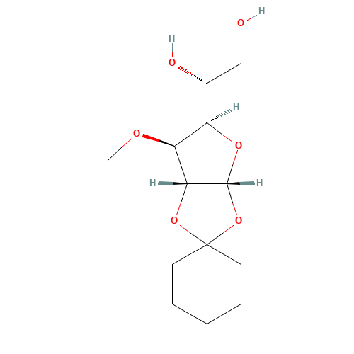 1,2-O-CYCLOHEXYLIDENE-3-O-METHYL-ALPHA-D-GLUCOFURANOSE (CAS: 13322-87-7) - Related Chemical Product