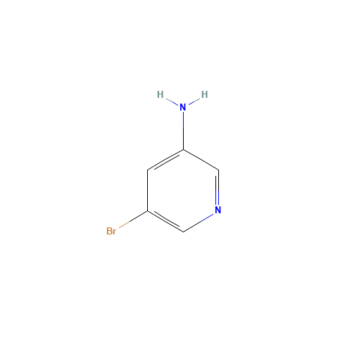5-BROMOPYRIDIN-3-AMINE (CAS: 13535-01-8) - Chemical Structure and Molecular Formula 