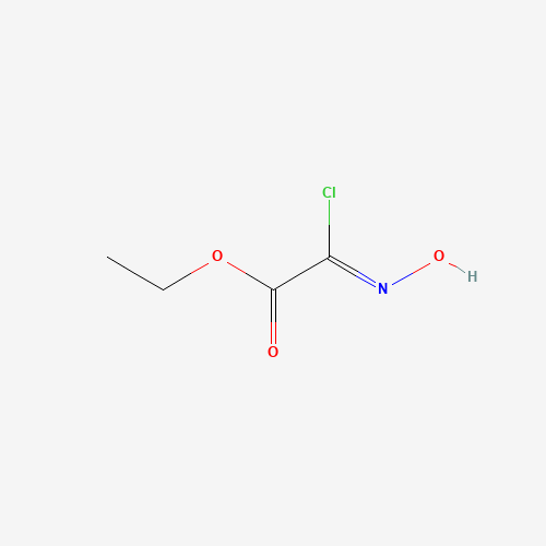 2-CHLORO-2-HYDROXYIMINOACETIC ACID ETHYL ESTER (CAS: 14337-43-0) - Chemical Structure and Molecular Formula 