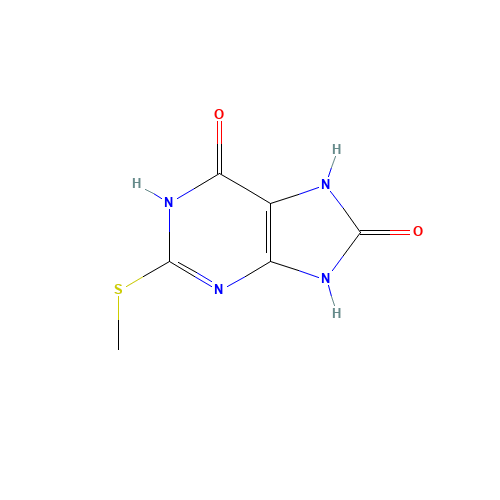 6,8-DIHYDROXY-2-METHYLMERCAPTOPURINE (CAS: 14443-37-9) - Related Chemical Product