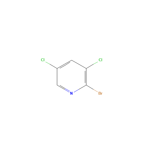 2-Bromo-3,5-dichloropyridine (CAS: 14482-51-0) - Chemical Structure and Molecular Formula 