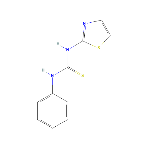 1-PHENYL-3-(2-THIAZOLYL)-2-THIOUREA (CAS: 14901-16-7) - Related Chemical Product
