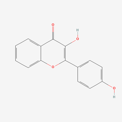 3,4'-DIHYDROXYFLAVONE (CAS: 14919-49-4) - Chemical Structure and Molecular Formula 