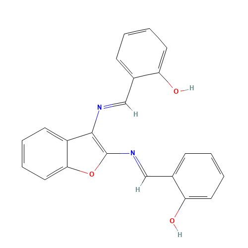 N,N'-BIS-SALICYLIDENE-2,3-DIAMINO-BENZOFURAN (CAS: 15108-19-7) - Related Chemical Product