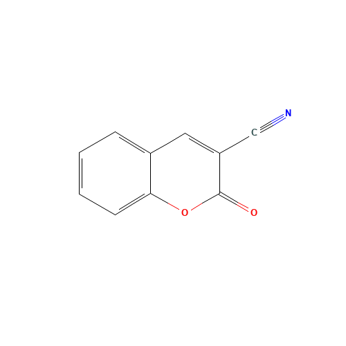 3-CYANOCOUMARIN (CAS: 15119-34-3) - Chemical Structure and Molecular Formula 