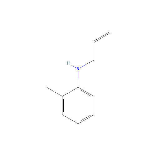 N-ALLYL-O-TOLUIDINE (CAS: 15316-91-3) - Chemical Structure and Molecular Formula 