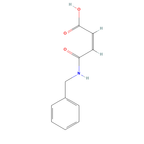N-BENZYLMALEAMIC ACID (CAS: 15329-69-8) - Chemical Structure and Molecular Formula 
