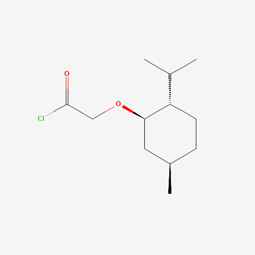 (-)-MENTHOXYACETYL CHLORIDE (CAS: 15356-62-4) - Chemical Structure and Molecular Formula 