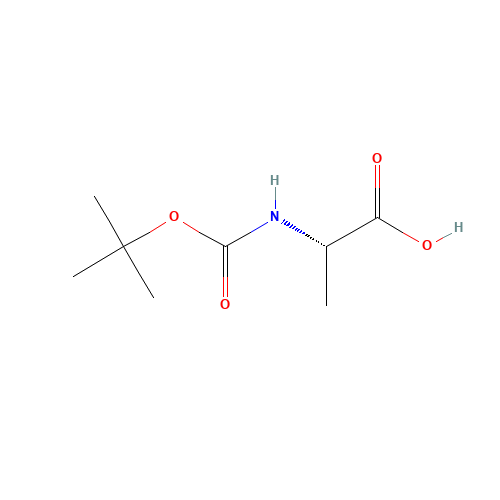 N-(tert-Butoxycarbonyl)-L-alanine (CAS: 15761-38-3) - Related Chemical Product