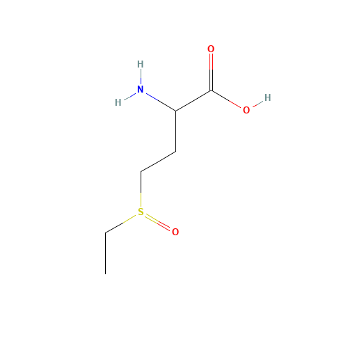 DL-ETHIONINE SULFOXIDE (CAS: 15785-31-6) - Chemical Structure and Molecular Formula 