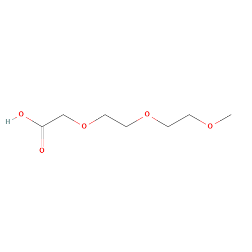 2-[2-(2-METHOXYETHOXY)ETHOXY]ACETIC ACID (CAS: 16024-58-1) - Chemical Structure and Molecular Formula 
