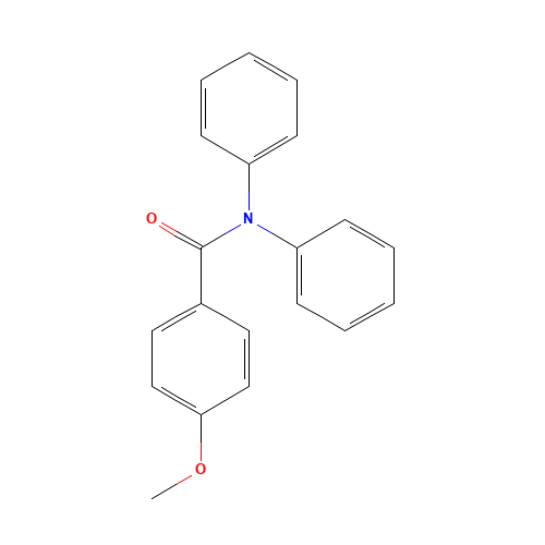 N,N-DIPHENYL-4-METHOXYBENZAMIDE (CAS: 16034-40-5) - Related Chemical Product
