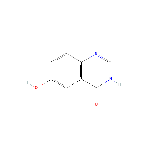 6-HYDROXY-3,4-DIHYDROQUINAZOLONE (CAS: 16064-10-1) - Chemical Structure and Molecular Formula 