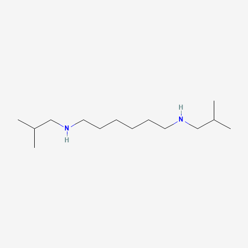 N,N'-DIISOBUTYL-1,6-HEXANEDIAMINE (CAS: 16121-92-9) - Chemical Structure and Molecular Formula 