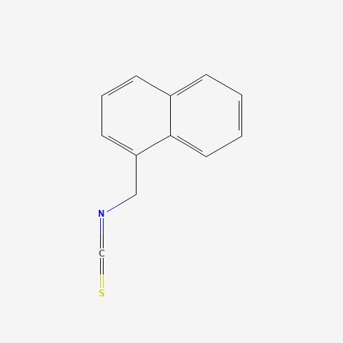 1-NAPHTHALENEMETHYL ISOTHIOCYANATE (CAS: 17112-82-2) - Chemical Structure and Molecular Formula 