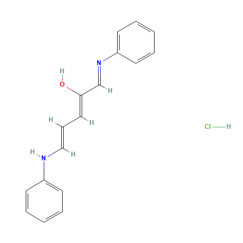 2-HYDROXYGLUTACONDIANIL HYDROCHLORIDE (CAS: 17315-76-3) - Chemical Structure and Molecular Formula 
