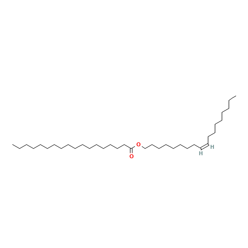 OLEYL STEARATE (CAS: 17673-50-6) - Chemical Structure and Molecular Formula 