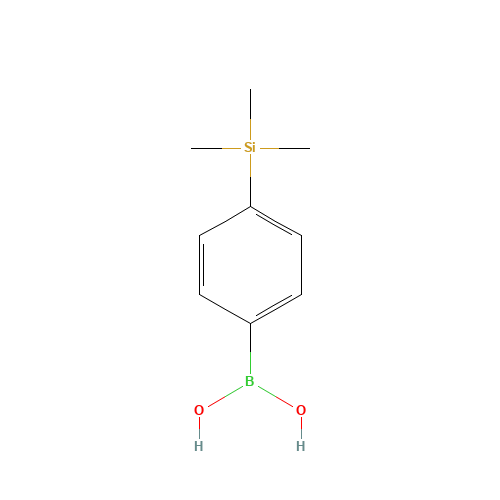 4-(TRIMETHYLSILYL)PHENYLBORONIC ACID (CAS: 17865-11-1) - Related Chemical Product