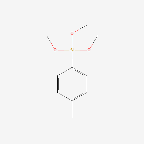 P-TOLYLTRIMETHOXYSILANE (CAS: 17873-01-7) - Chemical Structure and Molecular Formula 
