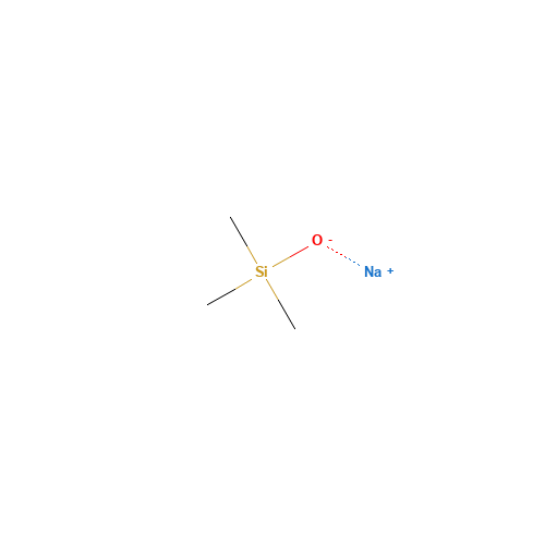 SODIUM TRIMETHYLSILANOLATE (CAS: 18027-10-6) - Chemical Structure and Molecular Formula 
