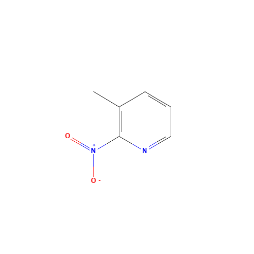 3-Methyl-2-nitropyridine (CAS: 18368-73-5) - Chemical Structure and Molecular Formula 