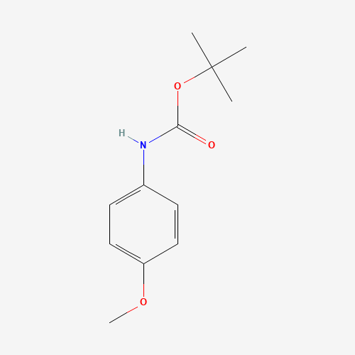 TERT-BUTYL-4-METHOXYCARBANILATE (CAS: 18437-68-8) - Chemical Structure and Molecular Formula 
