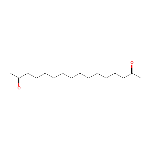 2,15-HEXADECANEDIONE (CAS: 18650-13-0) - Chemical Structure and Molecular Formula 