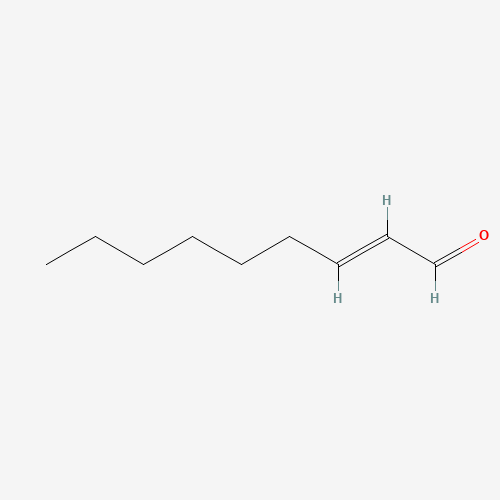 TRANS-2-NONENAL (CAS: 18829-56-6) - Chemical Structure and Molecular Formula 
