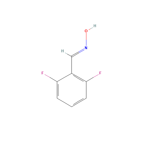 2,6-DIFLUOROBENZALDEHYDE OXIME (CAS: 19064-16-5) - Chemical Structure and Molecular Formula 