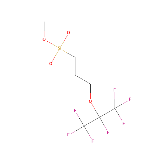 3-(HEPTAFLUOROISOPROPOXY)PROPYLTRIMETHOXYSILANE (CAS: 19116-61-1) - Related Chemical Product