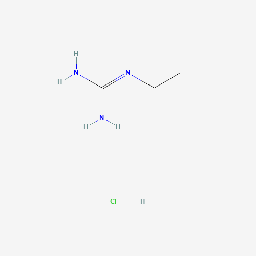 N-ETHYLGUANIDINE HYDROCHLORIDE (CAS: 19341-54-9) - Chemical Structure and Molecular Formula 