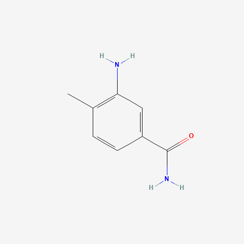 3-Amino-4-methylbenzamide (CAS: 19406-86-1) - Chemical Structure and Molecular Formula 