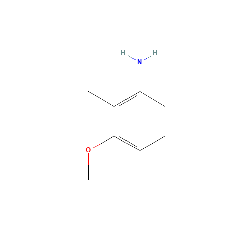 3-Methoxy-2-methylaniline (CAS: 19500-02-8) - Chemical Structure and Molecular Formula 