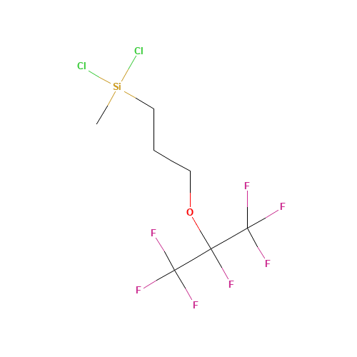 (HEPTAFLUOROISOPROPOXY)PROPYLMETHYLDICHLOROSILANE (CAS: 20006-68-2) - Related Chemical Product