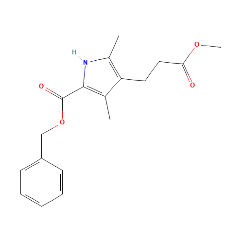 METHYL 5-(BENZYLOXYCARBONYL)-2,4-DIMETHYL-3-PYRROLEPROPIONATE (CAS: 20303-31-5) - Related Chemical Product