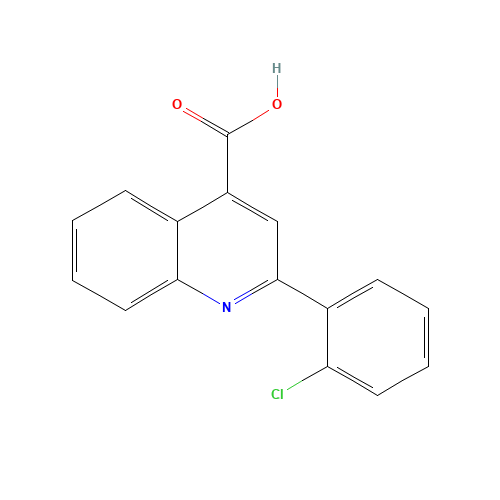 2-(2-CHLOROPHENYL)-4-QUINOLINECARBOXYLIC ACID (CAS: 20389-09-7) - Related Chemical Product