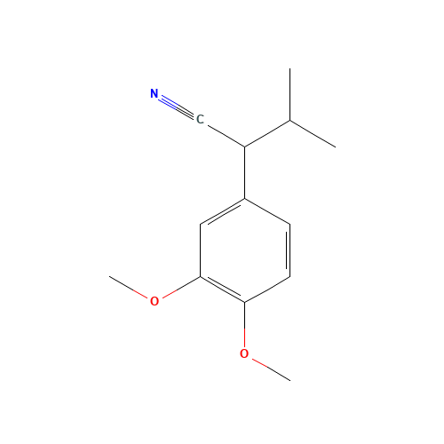 3-Methyl-2-(3,4-dimethoxyphenyl)butyronitrile (CAS: 20850-49-1) - Related Chemical Product