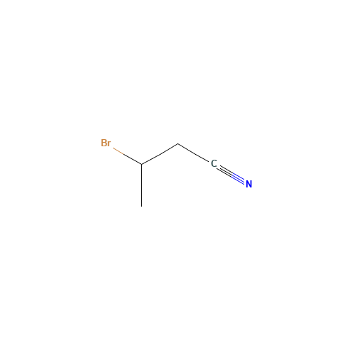 3-BROMOBUTYRONITRILE (CAS: 20965-20-2) - Chemical Structure and Molecular Formula 