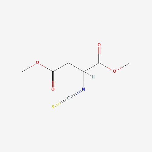 DIMETHYL L-ISOTHIOCYANATOSUCCINATE (CAS: 21055-49-2) - Chemical Structure and Molecular Formula 