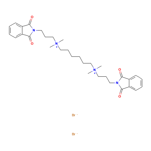 HEXAMETHYLENE-BIS-[DIMETHYL-(3-PHTHALIMIDOPROPYL)AMMONIUM]DIBROMIDE (CAS: 21093-51-6) - Related Chemical Product