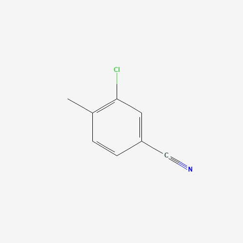 3-CHLORO-4-METHYLBENZONITRILE (CAS: 21423-81-4) - Chemical Structure and Molecular Formula 
