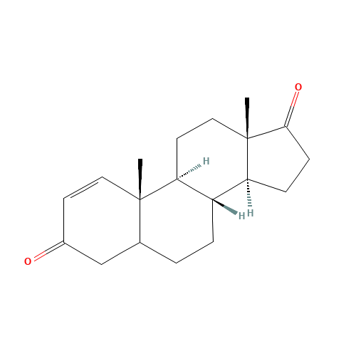 1-ANDROSTENE-3,17-DIONE (CAS: 21507-41-5) - Chemical Structure and Molecular Formula 