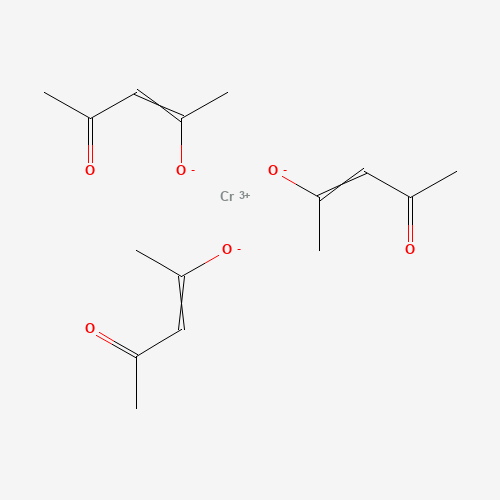 Chromium(III) acetylacetonate (CAS: 21679-31-2) - Chemical Structure and Molecular Formula 
