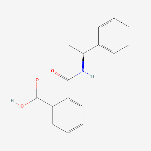 (S)-(-)-N-(1-PHENYLETHYL)PHTHALAMIC ACID (CAS: 21752-36-3) - Chemical Structure and Molecular Formula 