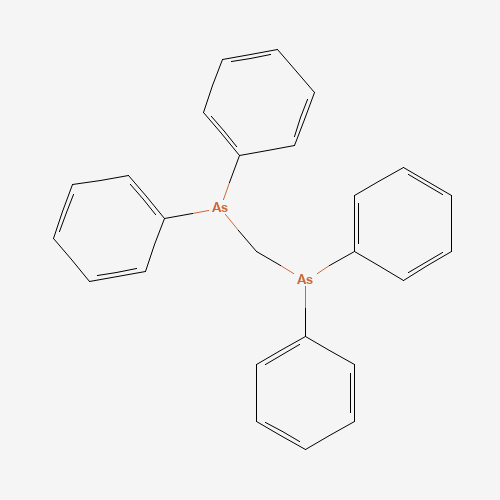 BIS(1,2-DIPHENYLARSENO)METHANE (CAS: 21892-63-7) - Chemical Structure and Molecular Formula 